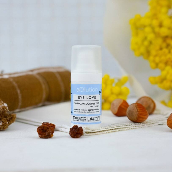 Organiczny krem do pielęgnacji skóry wokół oczu, Eye Love, 15 ml, oOlution