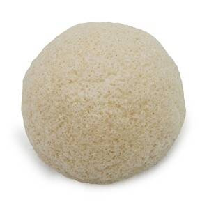 Gąbka Konjac do twarzy, z Kolagenem, aż 6,3 - 8 cm średnicy, Bebevisa