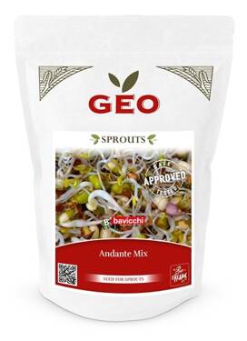 Andante - mix nasion na kiełki GEO, certyfikowane, 400g, Bavicchi (ZMI0408)