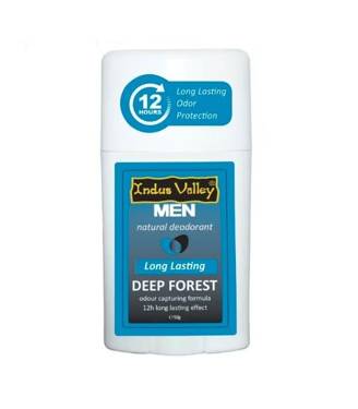 Dezodorant w sztyfcie DEEP FOREST dla mężczyzn  z naturalnymi składnikami, do 12h świeżości, 50 g, Indus Valley