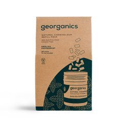 Georganics, Naturalna guma do żucia, English Peppermint, 160 gum