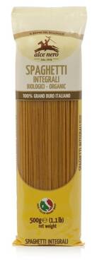 MAKARON RAZOWY SPAGHETTI (SEMOLINA) BIO 500 g - ALCE NERO