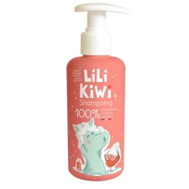 Naturalny, delikatny szampon do włosów, Truskawka z bitą śmietaną, dla dzieci, Cosmos Natural, 150ml, LiLiKiWi