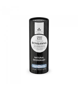 Naturalny dezodorant na bazie sody, URBAN BLACK, (sztyft kartonowy), 40 g, BEN&ANNA