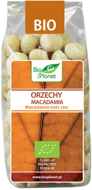 Orzechy macadamia BIO, 200 g, Bio Planet