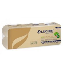 Papier toaletowy Econatural 10, 100% celuloza, 10 rolek, 190 listków na rolce, Lucart Professional