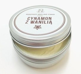 Puszysty mus do ciała, masło do ciała – Cynamon i Wanilia 150 ml