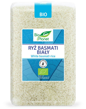Ryż basmati biały, bezglutenowy, bio, 2 kg, Bio Planet