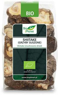 Shiitake grzyby suszone, BIO, 50 g, Bio Planet