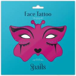 Snails, Naklejka na twarz dla dzieci, Face Tattoo - Midnight Cat