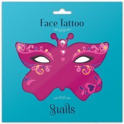 Snails, Naklejka na twarz dla dzieci, Face Tattoo - Queen of Hearts