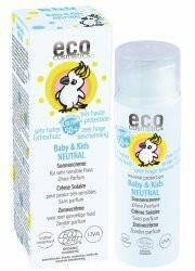 Wegański krem na słońce faktor SPF 50+ dla dzieci i niemowląt NEUTRAL, ECOCERT, 50 ml, Eco Cosmetics