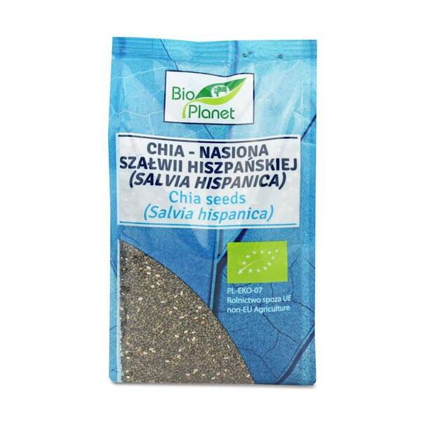 CHIA - NASIONA SZAŁWII HISZPAŃSKIEJ (Salvia hispanica) BIO 200 g - BIO PLANET