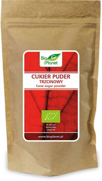 Cukier puder trzcinowy, BIO, 300 g, Bio Planet