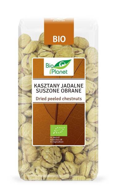 Ekologiczne kasztany jadalne, suszone, obrane, Bio, 400 g, Bio Planet