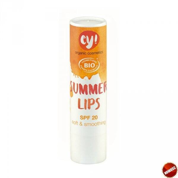Ey! Balsam do ust na słońce, SPF 20, Summer Lips, ECOCERT, 4 g, Eco Cosmetics