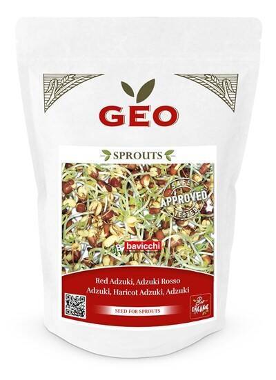 Fasola Adzuki - nasiona na kiełki GEO, certyfikowane, DUŻE OPAKOWANIE, 400g, Bavicchi (ZFN0408)