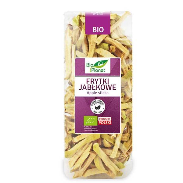 Frytki jabłkowe, BIO, 100 g, Bio Planet