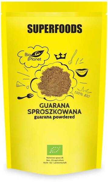 Guarana sproszkowana, BIO, 150 g, Bio Planet