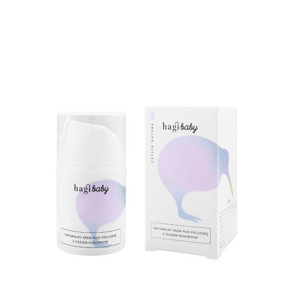 Hagi, BABY Naturalny krem pod pieluszkę z olejem konopnym, 50ml