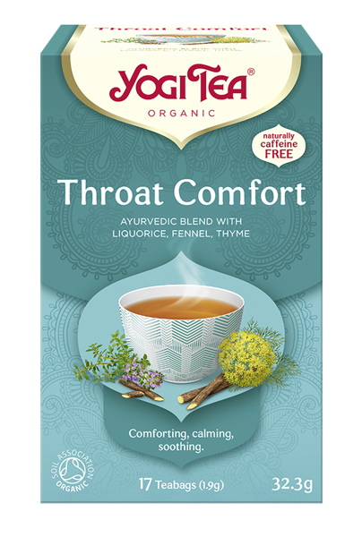 Herbata THROAT COMFORT Na gardło BIO YOGI TEA