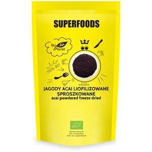 Jagody Acai liofilizowane sproszkowane, BIO, 100 g, Bio Planet