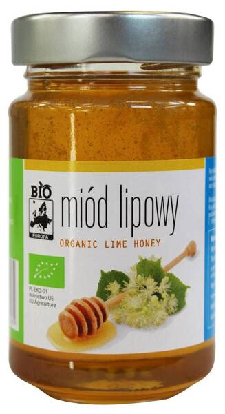 Miód lipowy nektarowy, BIO, 300 g, Bio Planet