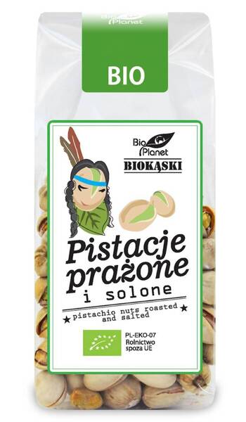 Pistacje prażone i solone, BIO, 100 g, Bio Planet