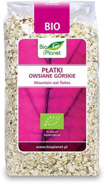 Płatki owsiane górskie, BIO, 300 g, Bio Planet