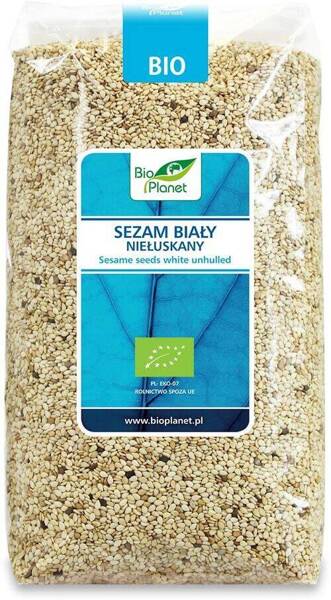 Sezam biały niełuskany BIO, 1 kg, Bio Planet