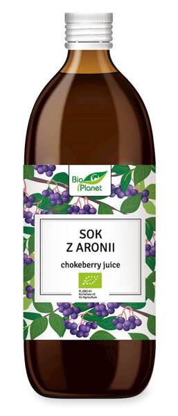 Sok z aronii NFC, BIO, 500 ml, Bio Planet