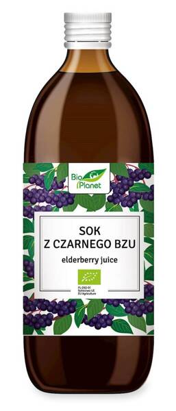 Sok z czarnego bzu NFC, BIO, 500 ml, Bio Planet