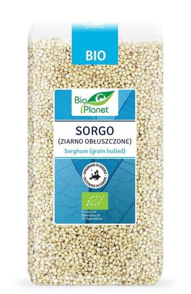 Sorgo, ziarno obłuszczone, BIO, 500g, Bio Planet