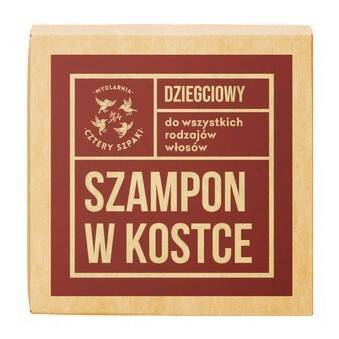 Szampon dziegciowy w kostce, do wszystkich rodzajów włosów, 75g, Cztery Szpaki